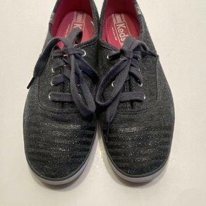 Women’s KEDS Champion US 6 Gray/Charcoal Glitter